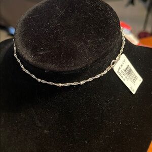 NWT Sterling Silver Anklet 10”